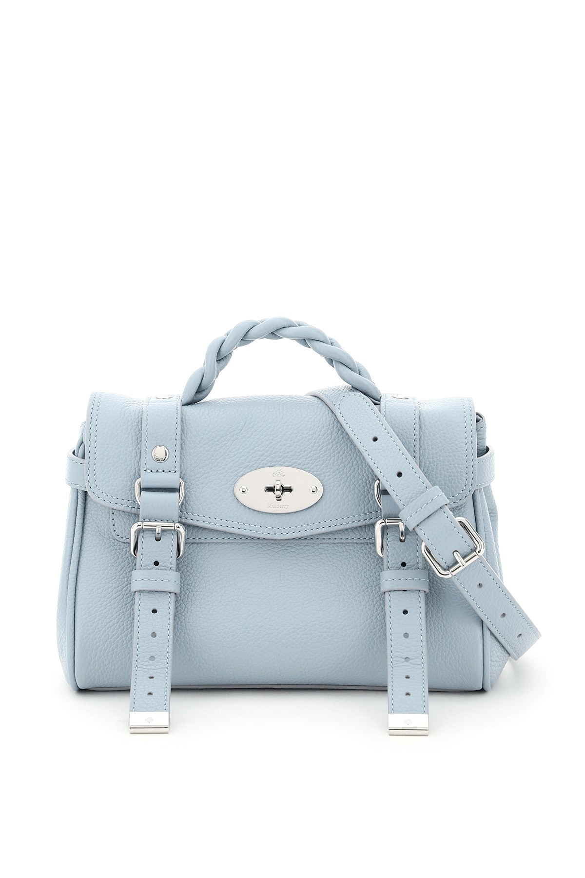 MULBERRY ALEXA MINI BAG OS Light blue Leather