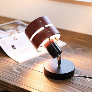 ［LEDA THEATER］木圈小桌燈/迷你落地燈/間接照明小燈具原木色