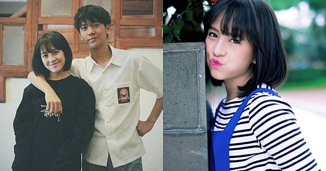 10 Pose imut Zara pemeran adik Dilan, bikin cowok-cowok gemes