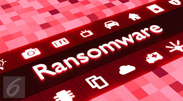 Ilustrasi Ransomware WannaCrypt atau Wannacry 