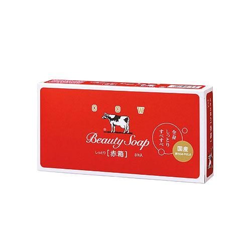 日本牛乳香皂玫瑰保濕100g*3【愛買】