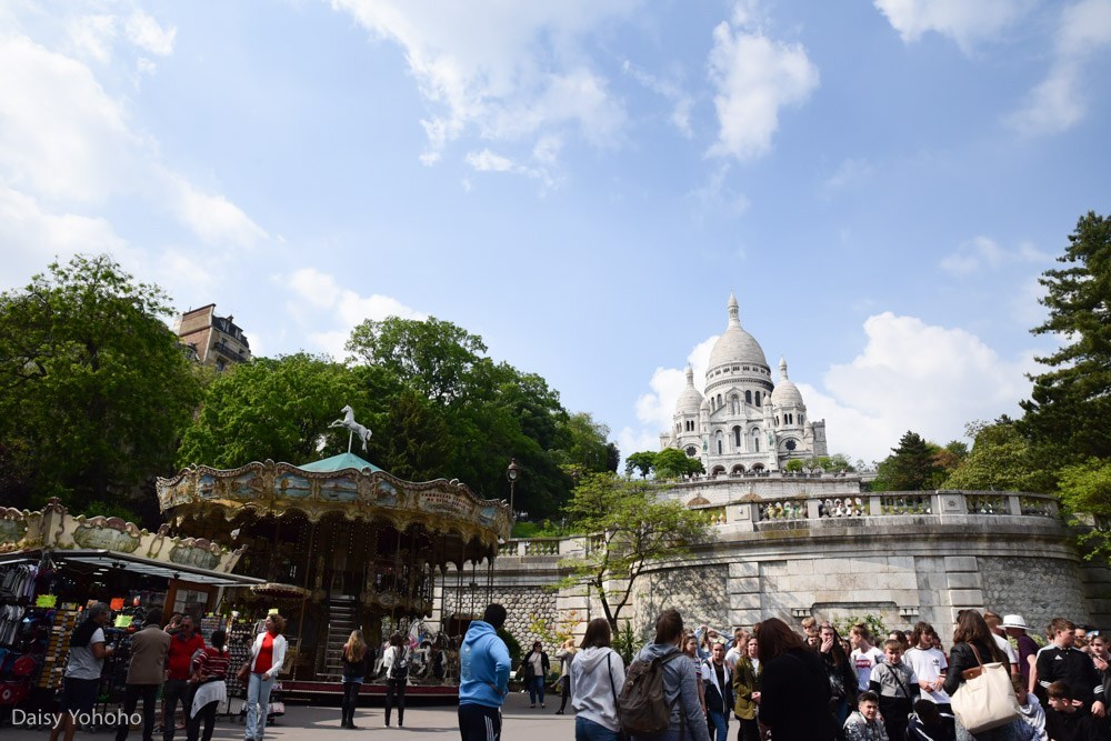 蒙馬特高地, 紅磨坊, 穿牆人, 聖心堂, 巴黎景點, 我愛你牆, 愛牆