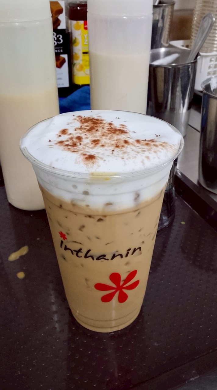 ร้านกาแฟ inthanin บางจาก ยางโทน