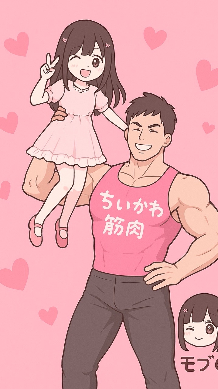 地雷・量産型女子　マッチョ男子