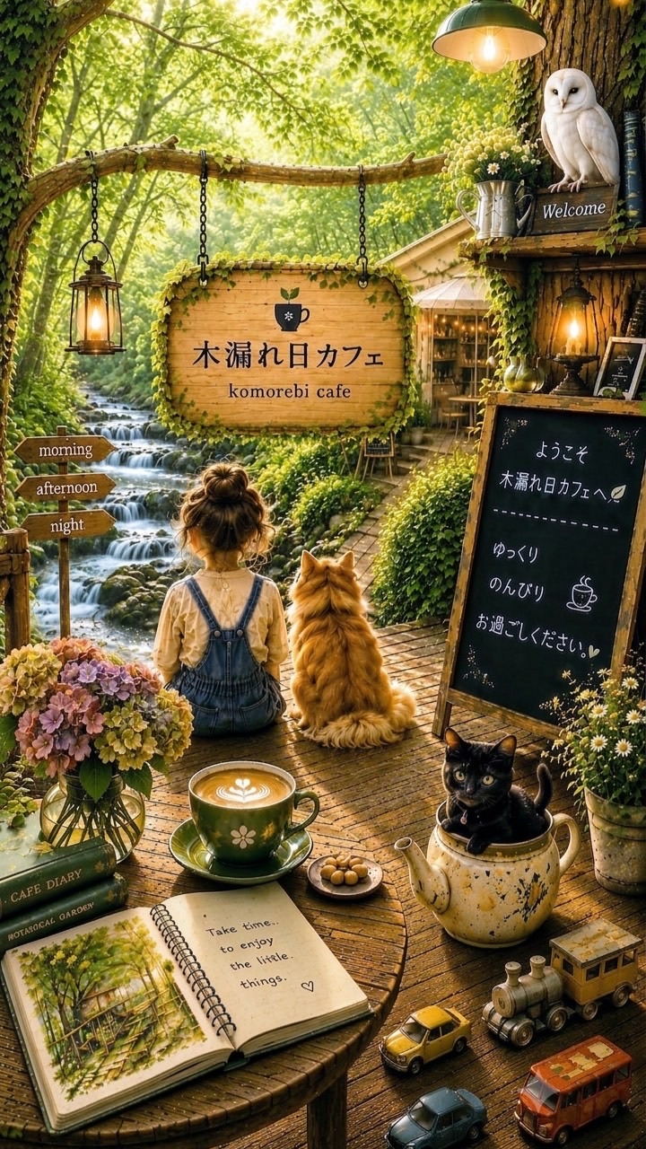 木漏れ日カフェ🍃☕️40代 50代🌿‬