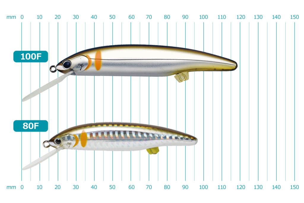 ルアーで鮎釣り 手軽に楽しむ 鮎専用ルアー リスケード に野鮎サイズのリスケード100fが登場