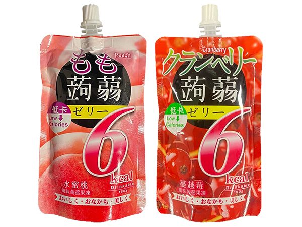 水蜜桃／蔓越莓風味蒟蒻低卡果凍(150g) 款式可選【DS008304】