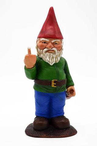 Add style and humor to your yard with Evil Gnomes, a series of twisted lawn ornaments created by Stu