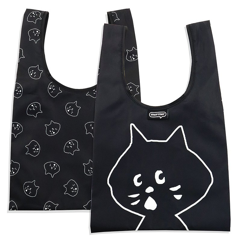 不塑時代的來臨，你還沒有自備環保購物袋？ murmur小提袋可折疊收納以及防潑水，使用環保材質，布料輕薄方便清洗。小量購物、外食族的好選擇，大小剛剛好！成為你的早餐、午餐、晚餐袋，包內附飲料杯套，一包