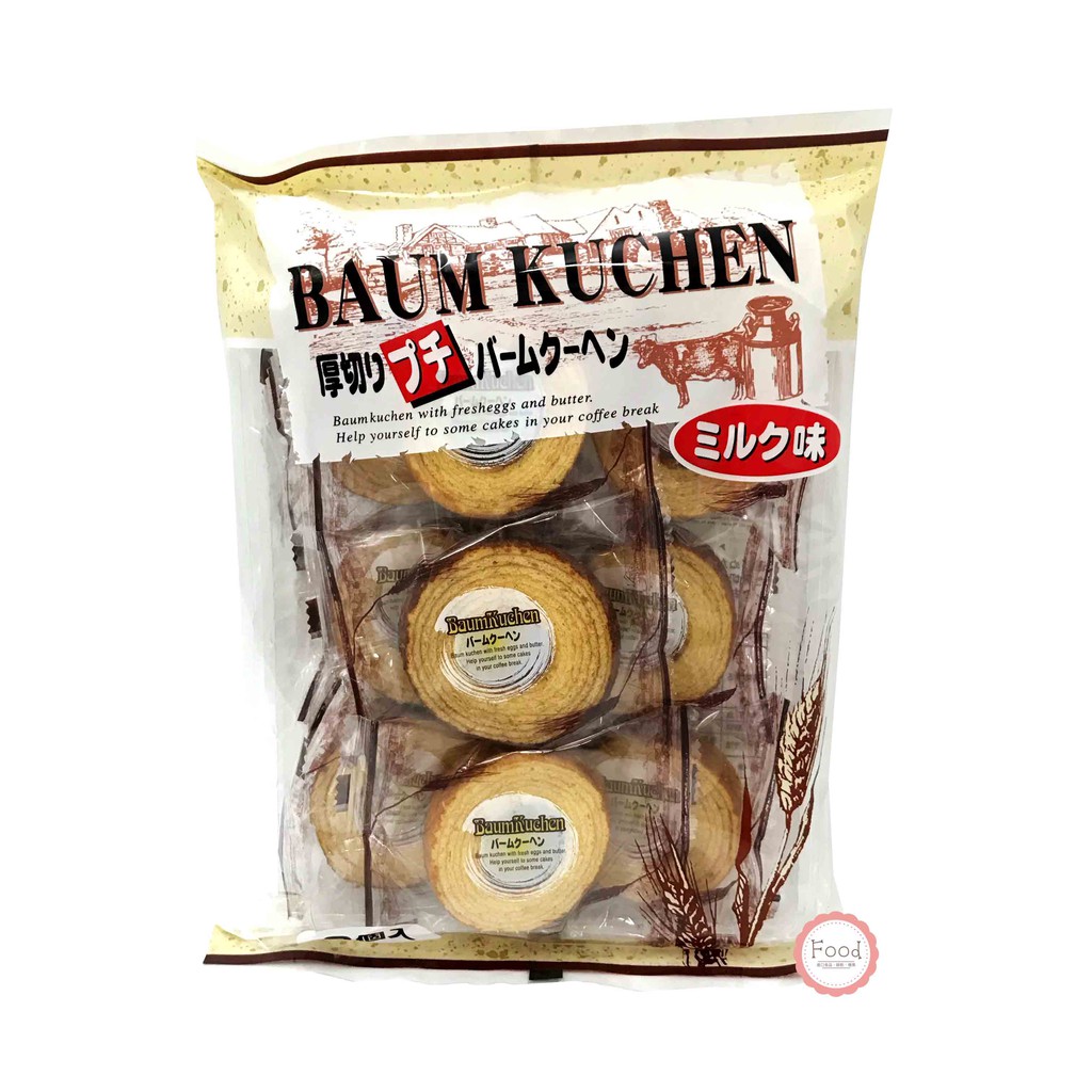 日本 牧原製菓 厚切迷你年輪蛋糕 243公克 9入 日本進口 零食 蛋糕 甜點 糕點 午茶點心