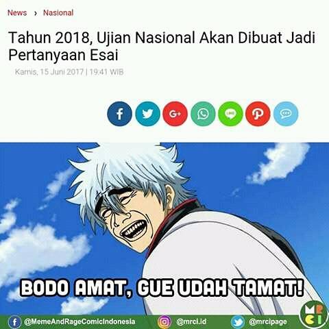 UN 2018 Berubah ke Bentuk Esai, 4 Meme Nyesek Ini Bisa Jadi Curhatan Anak Sekolahan