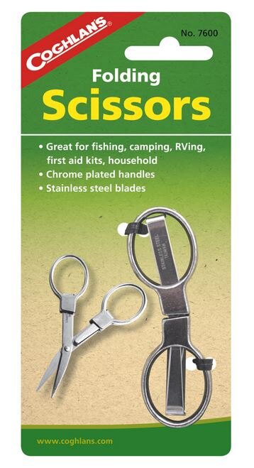 【鄉野情戶外專業】 COGHLAN'S |加拿大| 旅遊摺疊剪刀 Folding Scissors Ciseaux Pliants_7600