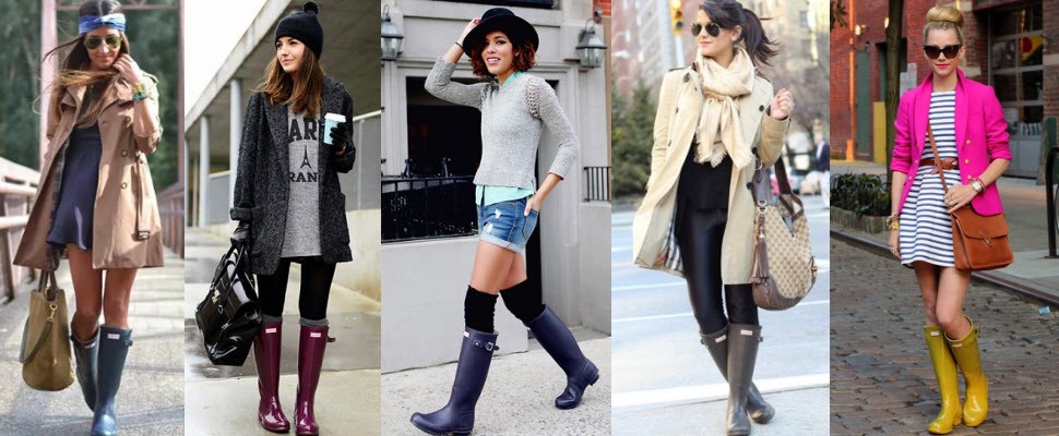 陰雨綿綿的秋冬季節，雨靴讓你時尚造型不扣分