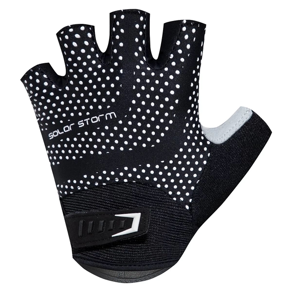 BAISKY 自行車手套 暴風黑白 半指手套 百士奇 運動王【221017001】