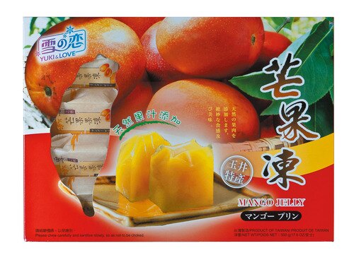 野味食品雪之戀 芒果凍(三叔公水果凍,芒果果凍,500g/盒,10入,桃園實體店面出貨)