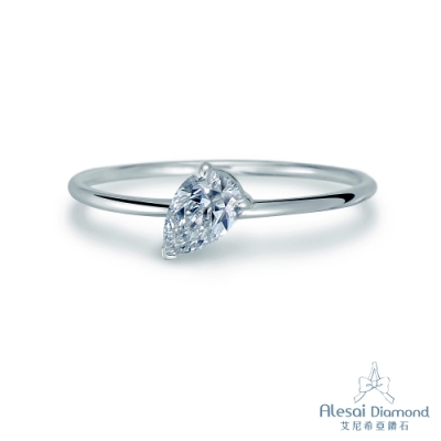Alesai 艾尼希亞鑽石 30分 水滴鑽戒&水滴鑽石 (日本輕珠寶10K系列)