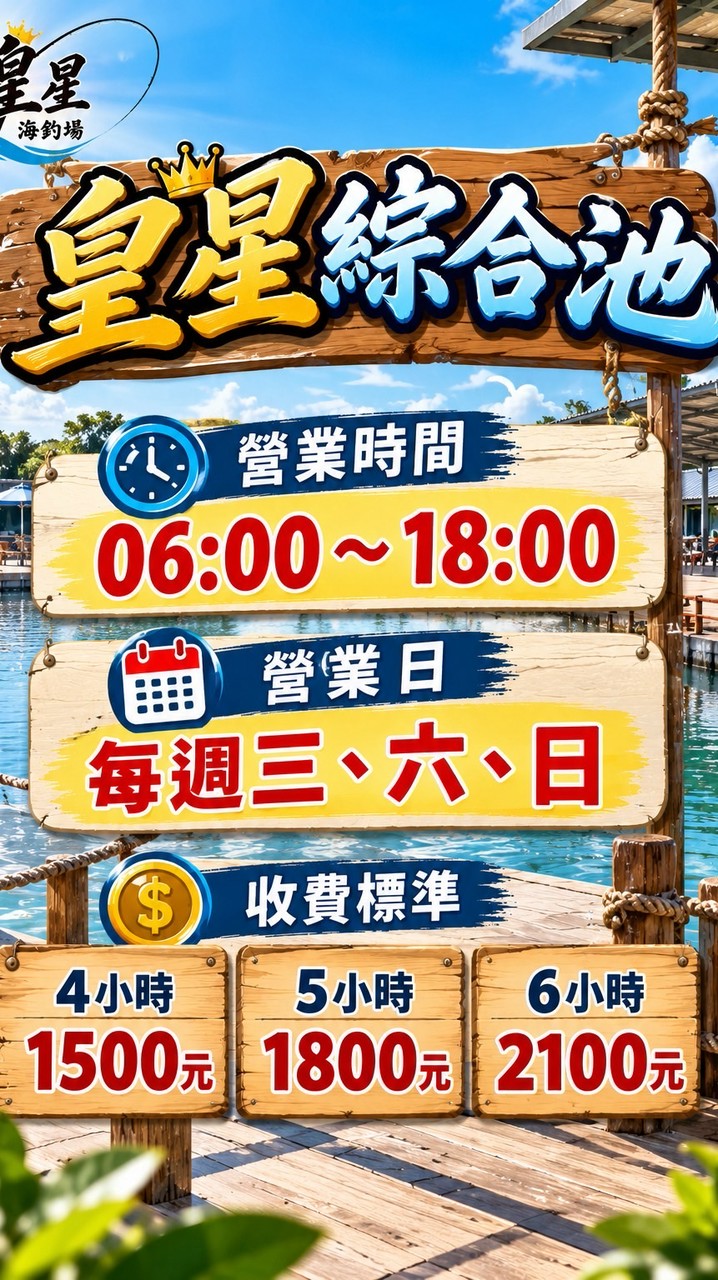 皇星海釣場綜合池