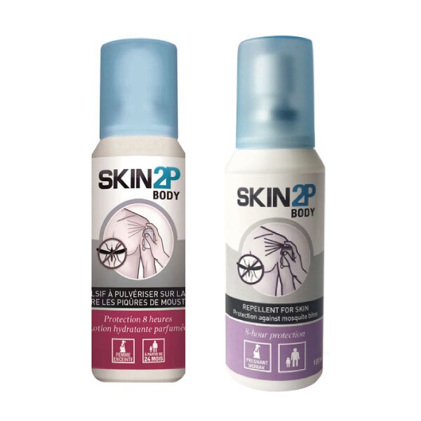 法國PSA SKIN 2P BODY 長效防蚊乳液/防蚊液 100ml(無香/清香)(ICARIDIN/Picaridin)好窩生活節