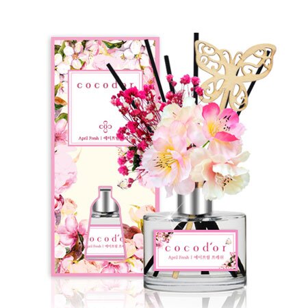 韓國 cocod'or 香氛擴香瓶(花漾+蝴蝶) 200ml 櫻花 蝴蝶 擴香 香氛 香味 芳香 香氛劑 香氛 擴香瓶 cocodor【N202895】