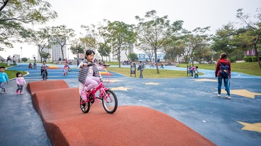 【立言公園】最美的學滑步車.腳踏車練習場景點推薦