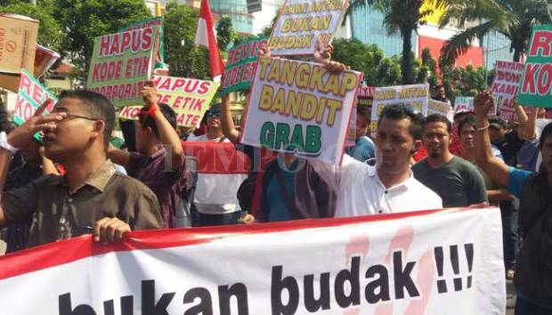  Pengemudi Unjuk Rasa, Grab: Patuhi Kesepakatan di Mediasi 