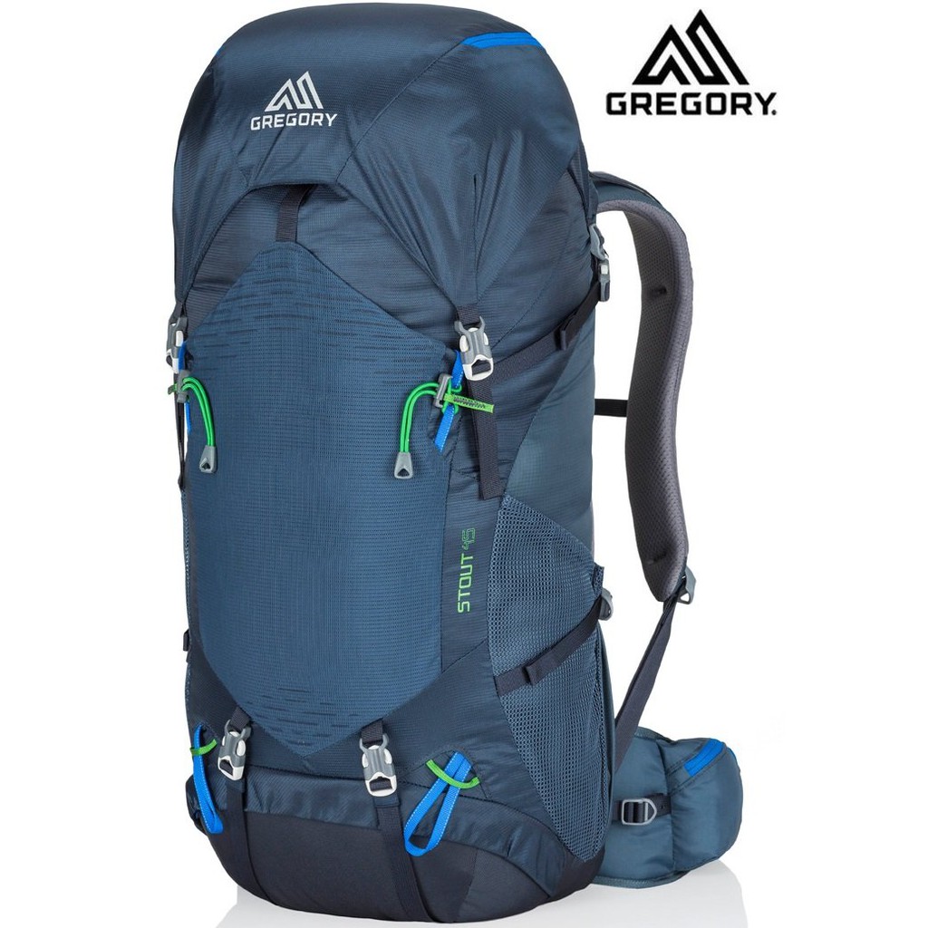 品名：Stout 45重量：約 1290g尺寸：約 73.6 * 33 * 28 cm容量：45 公升材質：Body: 200D x 900D Dobby Polyester and 210D Rip