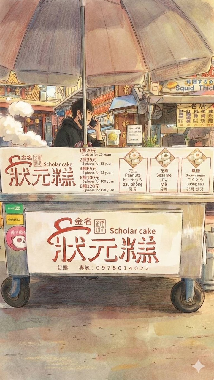 基隆廟口狀元糕