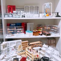 Miniature Doll's House and accessories