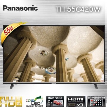 國際 Panasonic 55吋 FHD LED液晶電視 TH-55C420W /體驗大畫面影音視界。影音與家電人氣店家秀翔電器SS3C的Panasonic 國際牌、Panasonic 液晶/周邊有最