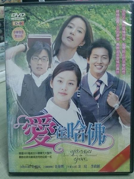 影音專賣店-S45-004-正版DVD-韓劇【愛在哈佛 全24集4碟 國韓語】-金來沅 金玟 光碟無彩色印刷