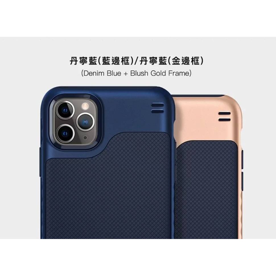 商品描述∙PC材質強化邊框∙TPU耐衝擊背蓋∙封閉式獨立按鍵∙獨家抗震網紋設計∙前後增高設計 加強防刮∙全包覆式圓弧設計∙通過美國軍規防摔測試 -適用機型：iPhone 11 Pro/11 6.1/1