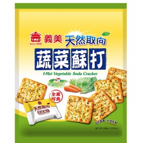 義美 天然取向紫菜蘇打(300g)