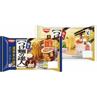 日清食品チルド つけ麺の達人 濃厚魚介醤油/濃厚鶏つけそば