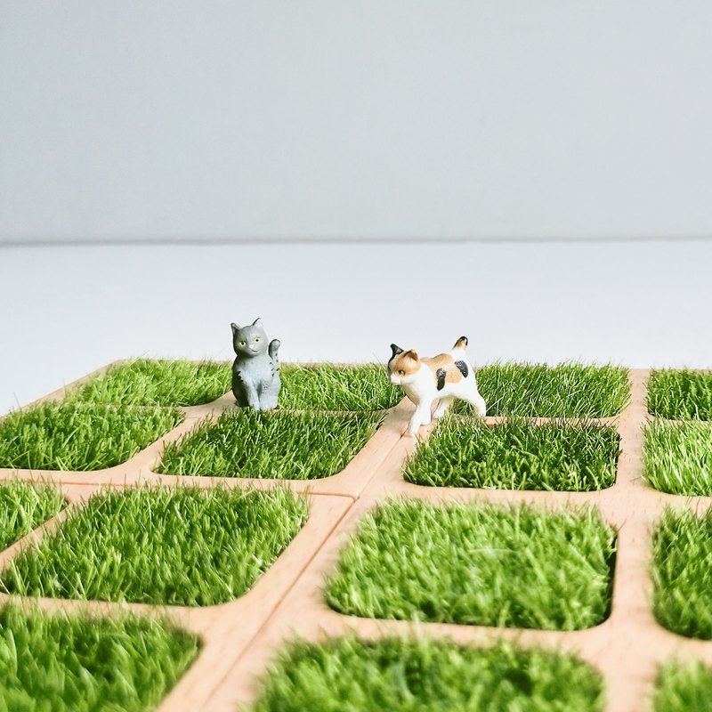 台灣原創設計，TOSMU童心木 - 放好好系列杯墊，精選吸水草皮，防水漆噴塗實木，讓您桌面保持乾燥清爽。