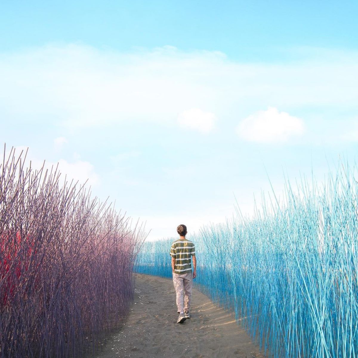 「彩色同心圓迷宮」美到洗版IG！台南秒變戶外美術館，10月前快來免費拍到飽