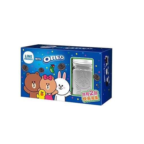 ◆附贈LINE Friends 授權梅森杯,兩款設計可供收集◆用實用梅森杯，功能多元取代你手上的塑膠杯 項目 : 說明 商品名稱 : LINE FRIENDS with OREO限量梅森杯組 品牌 :