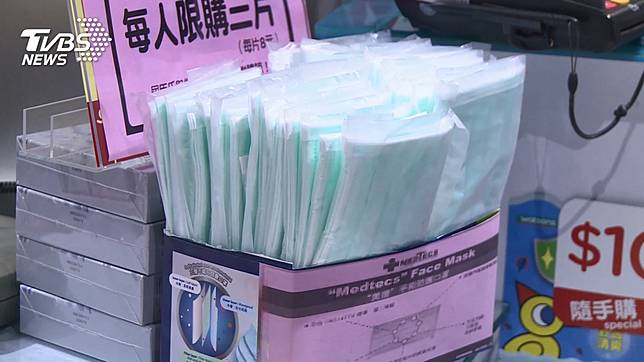 武漢肺炎疫情延燒，全台民眾瘋搶口罩。(示意圖／TVBS資料畫面)