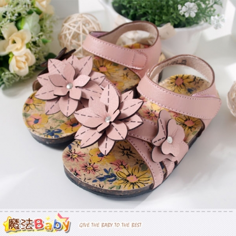 魔法Baby~女童涼鞋~女童外出勃肯鞋~sh363825