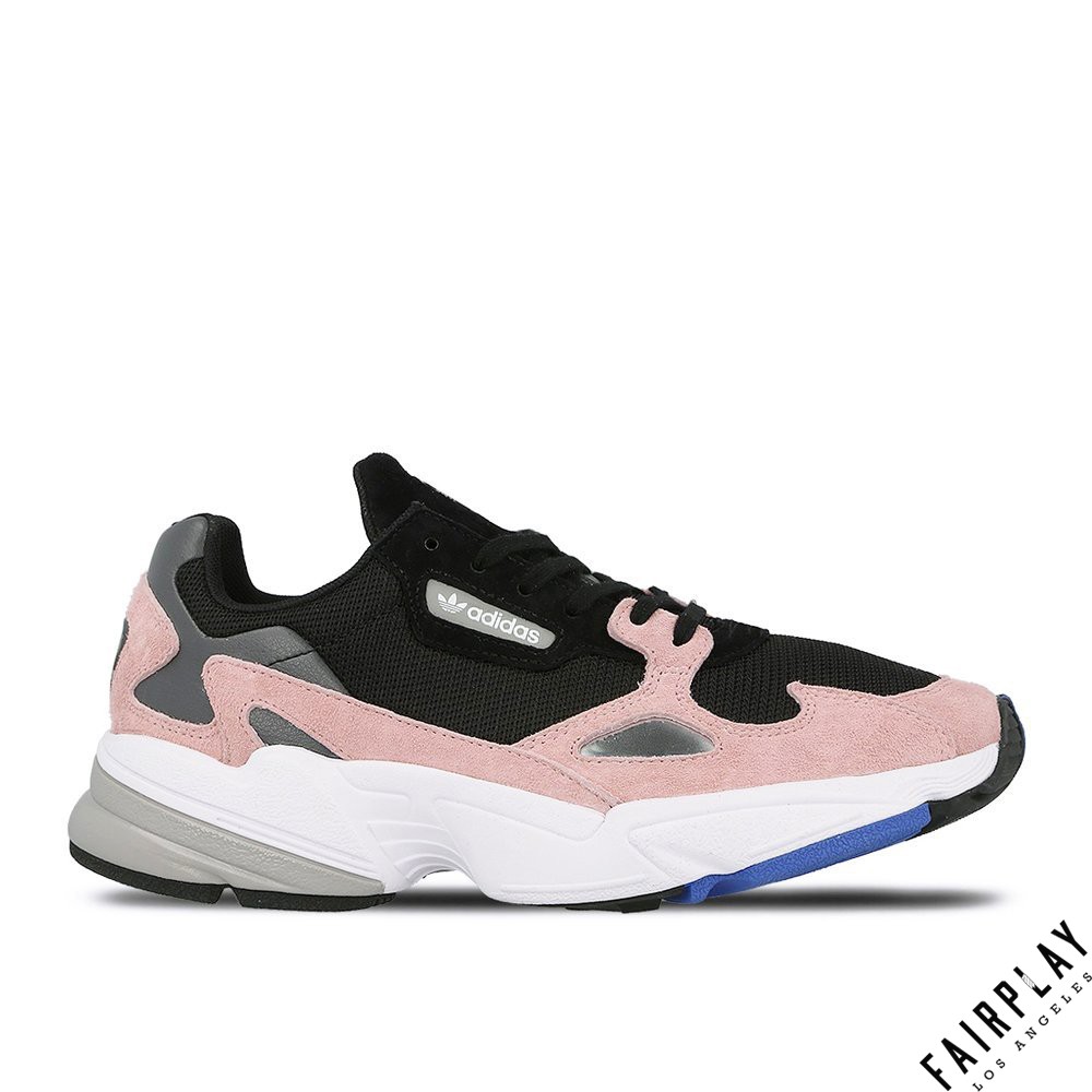 Adidas Originals W Falcon 黑粉 女鞋 低筒 輕量 復古 運動鞋 慢跑鞋 老爹鞋 B28126