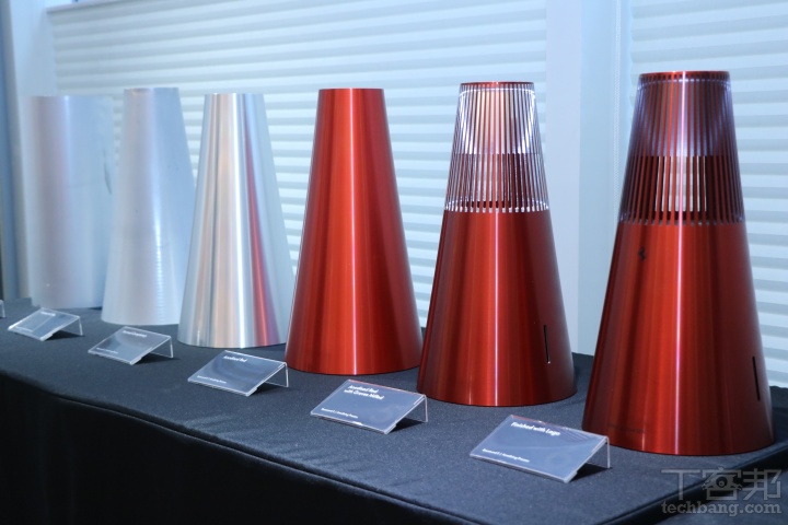 現場亦展示款 Beosound 2 無線家用揚聲器機身外