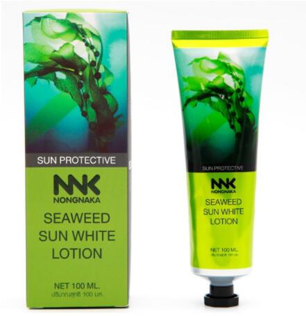 防曬 噴霧 泰國Nongnaka海藻防曬霜 100ml 物理面部全身美白清爽SPF50 防紫外線 海藻防曬霜
