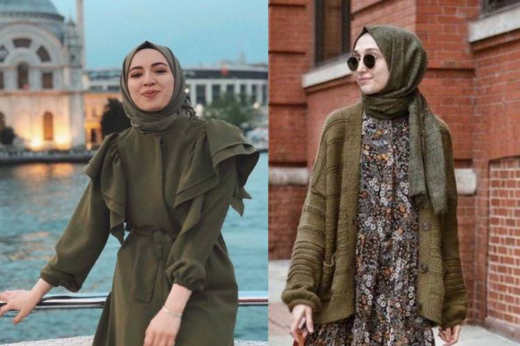 7 Ootd Baju Muslim Warna Hijau Earthy Tone Untuk Hijaber Agar Tampil Kalem Womantalk Com Line Today