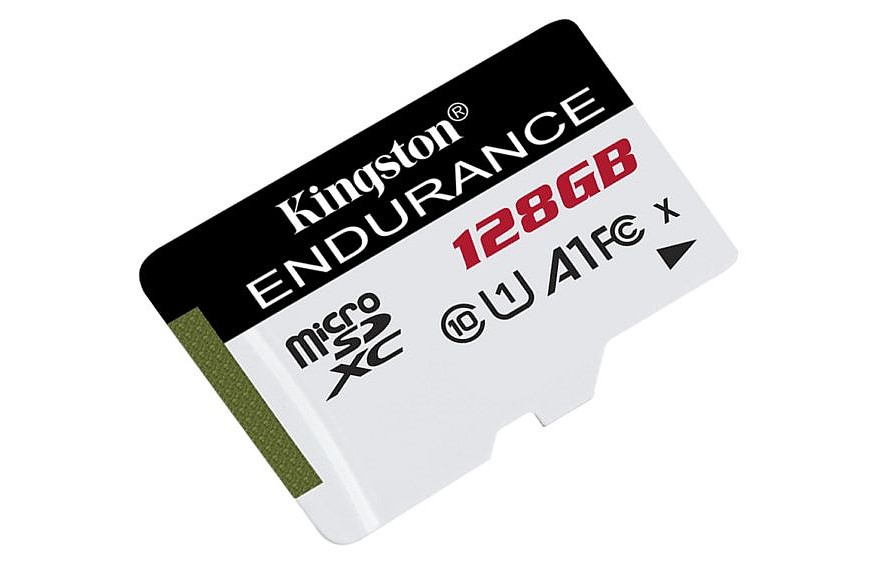 針對大量連續寫入的安防使用環境，Kingston 推出 High Endurance microSD 記憶卡，容量選擇為 32GB、64GB、128GB