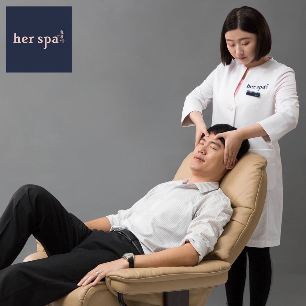 1.按摩部位：頭/臉/頸/肩/肩甲/胸上。2.本方案無水無油/不需更衣/不需沖澡/不需先洗頭/課程後也不需洗頭/無任何油膩感/不需缷妝/需換拖鞋/可置物/不需趴躺。3.使用本券需預約，預約電話：台北門