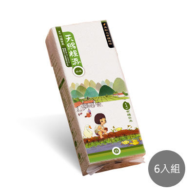 【天賜糧源】有機白米1kg(六入組)