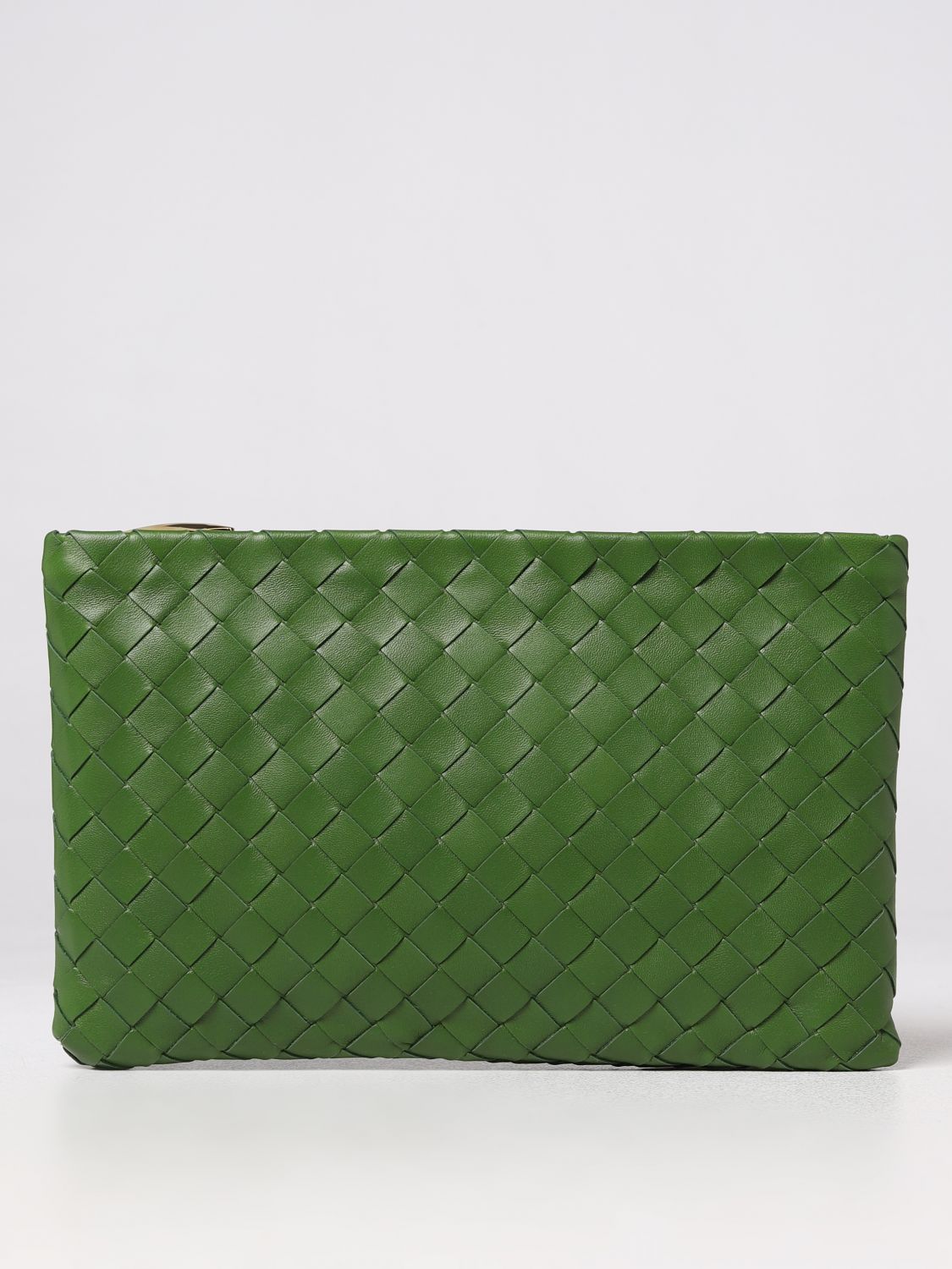 Clutch BOTTEGA VENETA Woman colour Pea Green
