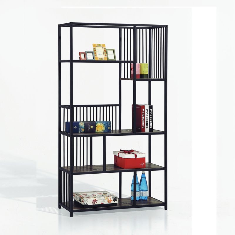 【UA187-4】 A02置物架 寬100×深31×高181公分 $4,080【商品規格】＊工業用鐵管烤漆處理【是否需要組裝】＊需簡易組裝◎品築家具精心為您的起居環境營造溫馨、和諧的氣氛，讓忙碌了一整