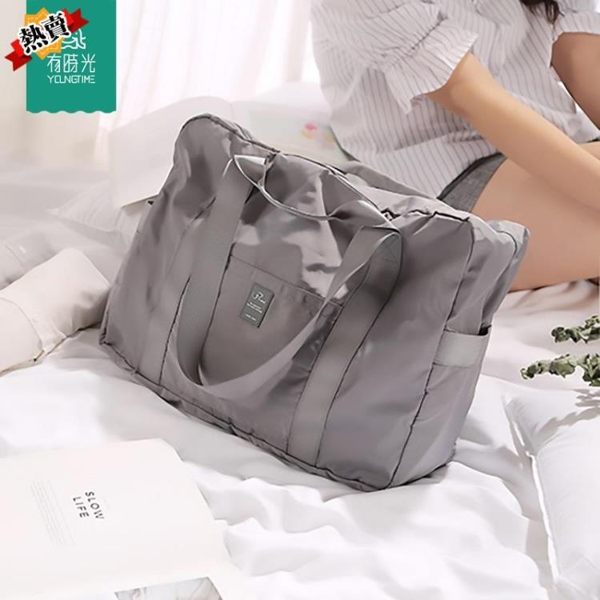 旅行收納包 可套拉桿箱的旅行包手提行李袋折疊包便攜旅行袋拉桿箱包收納包 快速出貨