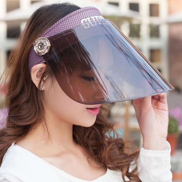 夏季女士騎車遮陽帽太陽帽遮臉防紫外線電動車面罩防曬帽子空頂 英雄聯盟