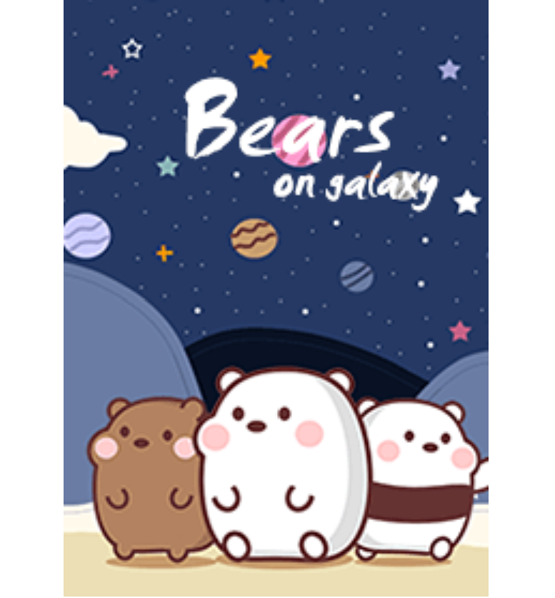 Bears on galaxy beige